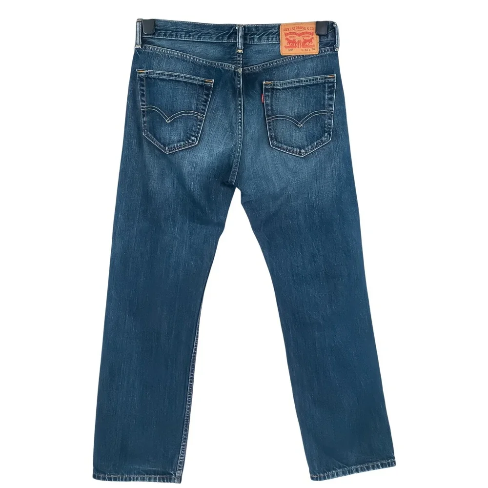 Levi's 505 Regular Fit Jeans Mens 32x30 Blue Straight Leg Cotton Fits 32 X 29